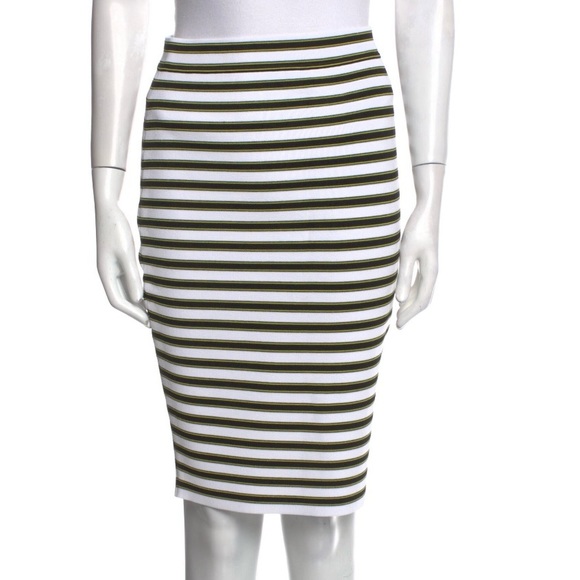 A.L.C. Striped Pencil Skirt - Picture 2 of 6